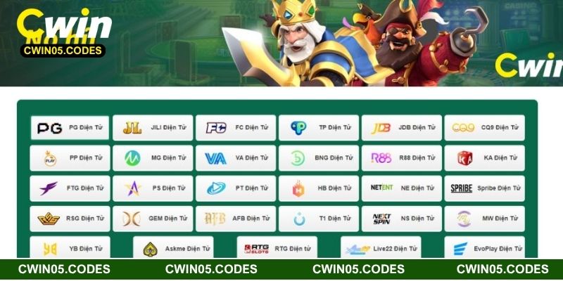 Các tựa game nổ hũ được nhiều người chơi tại CWIN